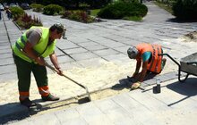 Фото 8: Велопростір Львова збільшується: на пр. Чорновола тривають роботи з будівництва велодоріжки