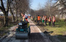 Фото 2: Велодоріжки на Липинського та Стрийській-Науковій закінчать до липня