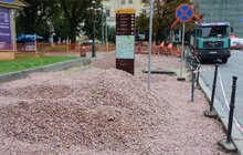Фото 5: Розпочалися підготовчі роботи з ремонту алеї на пр. Свободи
