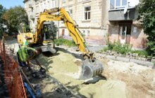 Фото 5: На вул. Пісковій триває капітальний ремонт: інженерні мережі вже замінено на 25%