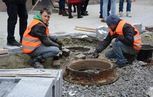 Фото 13: У Львові стане більше пішохідних вулиць: у Галицькому районі триває ремонт вул. Руданського