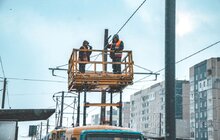 Фото 6: У Львові відновлюють рух трамваїв