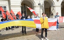 Фото 10: На пл. Ринок у Львові відкрили виставку «Рік спротиву: як по(в)стає Білорусь»