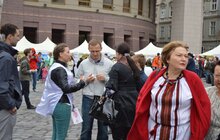 Фото 5: У Львові привернули увагу громадськості до проблем донорства крові в Україні
