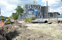 Фото 33: Ремонт вул. Б. Хмельницького: на ділянці від вул. Липинського до вул. Кукурудзяної вже нанесено два шари асфальту