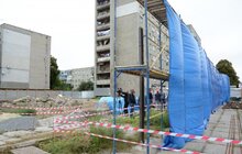 Фото 3: У Львові розпочали відновлення (реконструкцію) мозаїки «Море і риби»