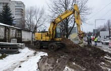 Фото 14: На вул. Хуторівка триває капітальний ремонт: підрядник проводить заміну інженерних мереж