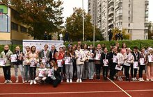 Фото 6: Вчора у Львові стартувала шкільна ліга з легкої атлетики: як це було (фото)