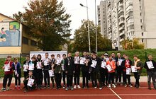 Фото 7: Вчора у Львові стартувала шкільна ліга з легкої атлетики: як це було (фото)