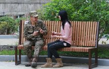 Фото 8: У Військово-медичному клінічному центрі Західного регіону облаштували внутрішній дворик