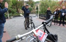 Фото 39: У Львові вперше провели позачергове засідання виконавчого комітету на велосипедах