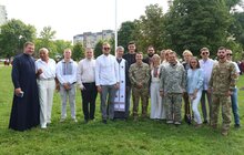 Фото 18: На Сихові з нагоди 30-річчя Незалежності України замайорів національний стяг
