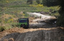 Фото 19: «До кінця року має бути зроблена дамба, має бути очищено озеро інфільтрату», — А. Садовий про рекультивацію полігону ТПВ у Грибовичах