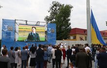 Фото 17: У Львові на найбільшому флагштоку урочисто підняли прапор України