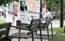 Фото 20: На пл. Яцека Куроня відкрили інформаційну таблицю в пам’ять про великого прихильника України