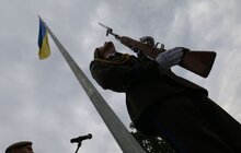 Фото 24: У Львові на найбільшому флагштоку урочисто підняли прапор України