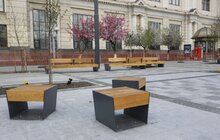 Фото 23: На площі Двірцевій облаштовують новий фонтан
