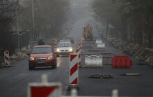 Фото 10: Сьогодні на вул. Личаківській дали змогу проїзду транспорту, однак з організацією реверсивного руху на ділянці від вул. Букової до «Ензиму»