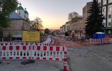 Фото 5: Реконструкція вулиці Шевченка: завершили монтаж трамвайних колій та копають лунки для висадки дерев