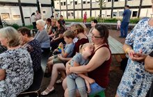 Фото 8: Мешканці модульного містечка у Львові відсвяткували День Незалежності (відео)