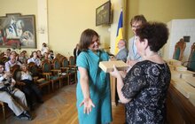 Фото 17: В Ратуші вручили 75 копій ключа від синагоги людям, які досліджують, зберігають та популяризують єврейську спадщину Львова та регіону