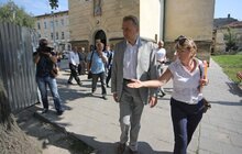 Фото 5: Роботи з капітального ремонту сходів на пл. Князя Ярослава Осмомисла, які ведуть до церкви Матері Божої Неустанної Помочі (Марії Сніжної)