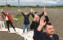 Фото 16: Львів’яни взяли участь у масштабному флеш-мобі «Зберегти Ryanair»