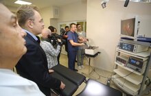 Фото 4: Відкриття та презентація відреставрованої лапароскопічної операційної