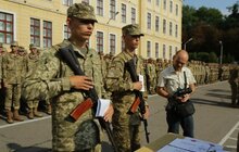 Фото 52: Військова присяга на вірність українському народу в Академії Сагайдачного