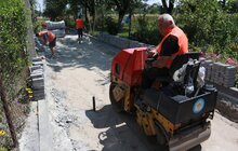 Фото 4: На вул. Зимновідська-Станційна триває ремонт дороги та облаштування мереж