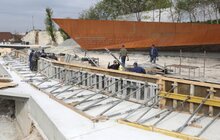 Фото 6: Посадовці міськради та представники підрядної організації оглянули роботи з будівництва Меморіалу Небесної Сотні