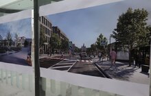 Фото 7: Триває завершальний етап реконструкції пл. Двірцевої: облаштовують сквер та фонтан