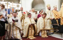 Фото 14: Глава УГКЦ Блаженніший Святослав у співслужінні з єпископами Синоду УГКЦ освятив унікальний храм Софії-Премудрості Божої