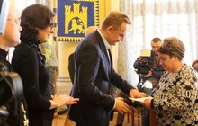 Фото 11: Сьогодні сім’ям бійців АТО вручили ордери на квартири у будинку на вул. Під Голоском, 22