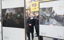 Фото 16: Дональд Туск розпочав візит до Львова з відвідин Ратуші