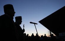 Фото 11: У Львові в пам’ять про Небесну Сотню у небо запустили світлові промені