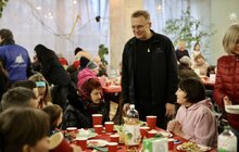 Фото 7: Різдво єднає: для 250 безпритульних та потребуючих людей у Львові організували святкові обіди
