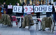 Фото 10: У Львові провели акцію на підтримку військовополонених та зниклих безвісти десантників