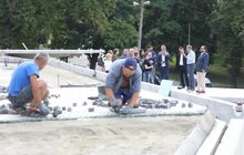Фото 15: Триває будівництво Меморіалу пам’яті Героїв Небесної Сотні у Львові — 65% робіт вже виконано