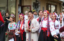 Фото 9: Центром Львова пройшов марш-парад учасників Х фестивалю «Етновир»