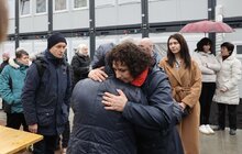 Фото 4: Представники Польщі і Великої Британії відвідали найбільше модульне містечко у Львові, яке звели за кошти цих країн