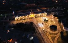 Фото 3: У Львові оновили підсвітку Головного залізничного вокзалу