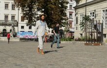 Фото 3: До Львова завітали відомі українські мандрівники, які пішки йдуть з Ужгорода до Харкова
