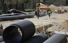 Фото 15: Квазікільце на вул. Шевченка відкриють у червні, загалом дорогу ремонтуватимуть в чотири етапи