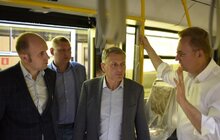 Фото 3: Перші великогабаритні автобуси МАЗ вже отримало ЛК «АТП-1»