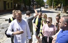 Фото 13: Реконструкція вул. С. Бандери триває: до кінця року планують завершити роботи і відкрити вулицю для проїзду