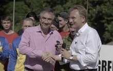 Фото 12: У Львові зіграли у вуличний хокей із канадцями