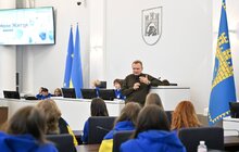 Фото 6: До Львівської мерії завітали понад 130 юних талановитих українців, які не були вдома від початку повномасштабної війни