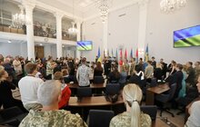 Фото 1: У мерії Львова посмертно нагородили львів'ян, які з 2014 року боронили незалежність України (фото/відео)