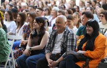 Фото 2: У дворику Ратуші відбулась тепла зустріч з Почесним громадянином Львова Мирославом Мариновичем, яку модерувала Емма Антонюк